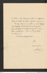 Nachlass Franz Steindachner, Brief von M. Braun an Franz Steindachner (23.02.1904), Inv.Nr. 55.01, Seite 2